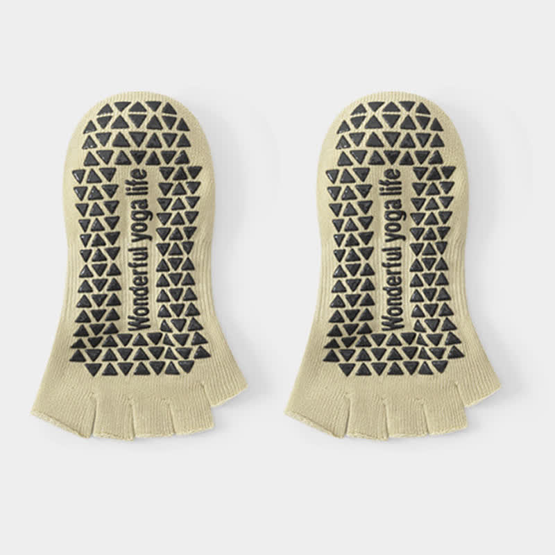 Niedrig geschnittene Zehensocken mit Grip (2 Paar) - Grün - EU35-40 (US2-7) - image 5