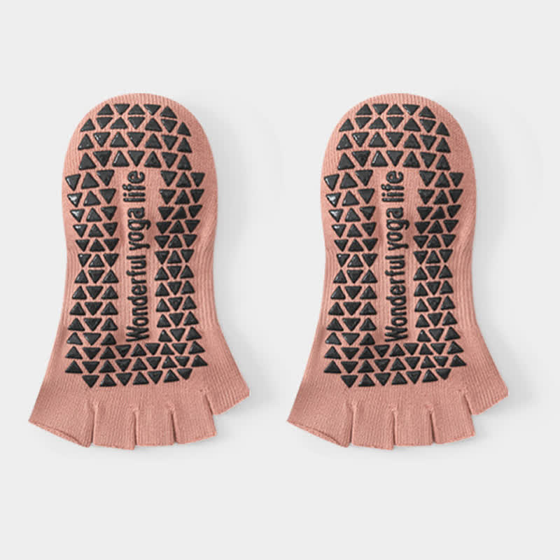 Niedrig geschnittene Zehensocken mit Grip (2 Paar) - Rosa - EU35-40 (US2-7) - image 9