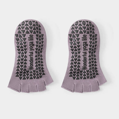 Niedrig geschnittene Zehensocken mit Grip (2 Paar) - Lila - EU35-40 (US2-7) - image 7
