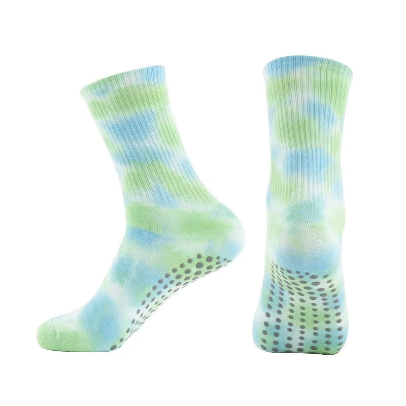 Batik-Yoga-Socken mit Grip (2 Paar) - Lake Blue - EU38-42 (US5-8) - image 5