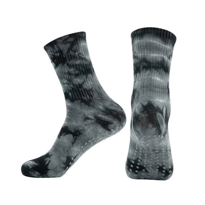 Batik-Yoga-Socken mit Grip (2 Paar) - Schwarz - EU38-42 (US5-8) - image 6