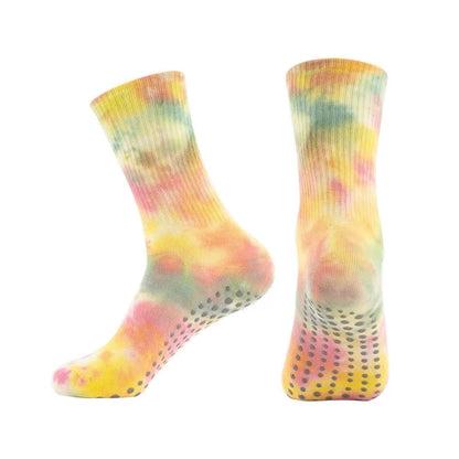 Batik-Yoga-Socken mit Grip (2 Paar) - Rosa - EU38-42 (US5-8) - image 7