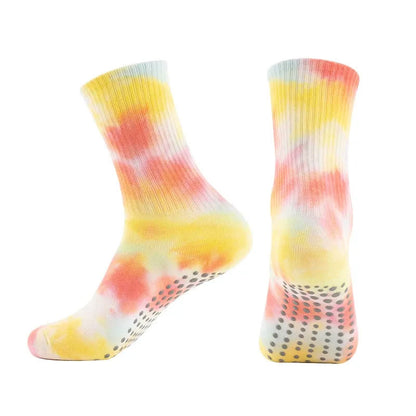 Batik-Yoga-Socken mit Grip (2 Paar) - Gelb - EU38-42 (US5-8) - image 3