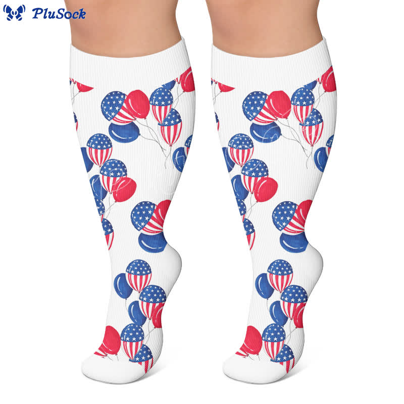 Plus Size Free America Kompressionsstrümpfe - image 4