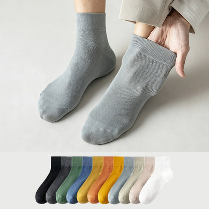 Atmungsaktive Viertelsocken aus Baumwolle (6 Paar) - image 0