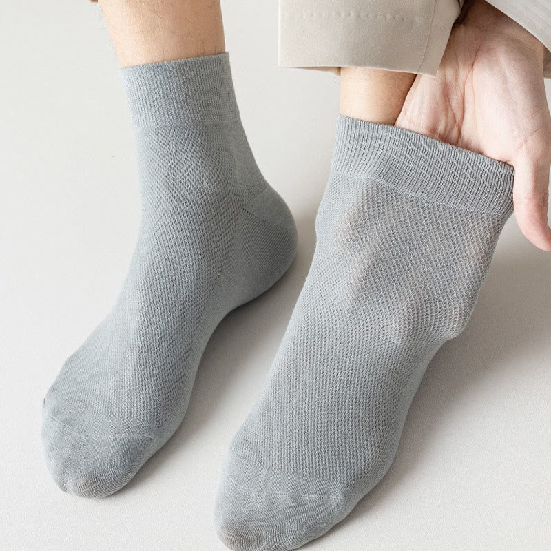 Atmungsaktive Viertelsocken aus Baumwolle (6 Paar) - image 3