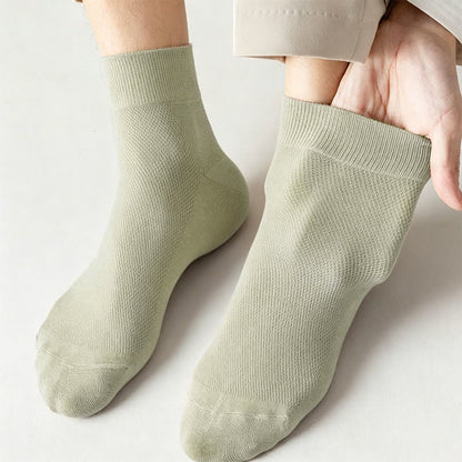 Atmungsaktive Viertelsocken aus Baumwolle (6 Paar) - image 5