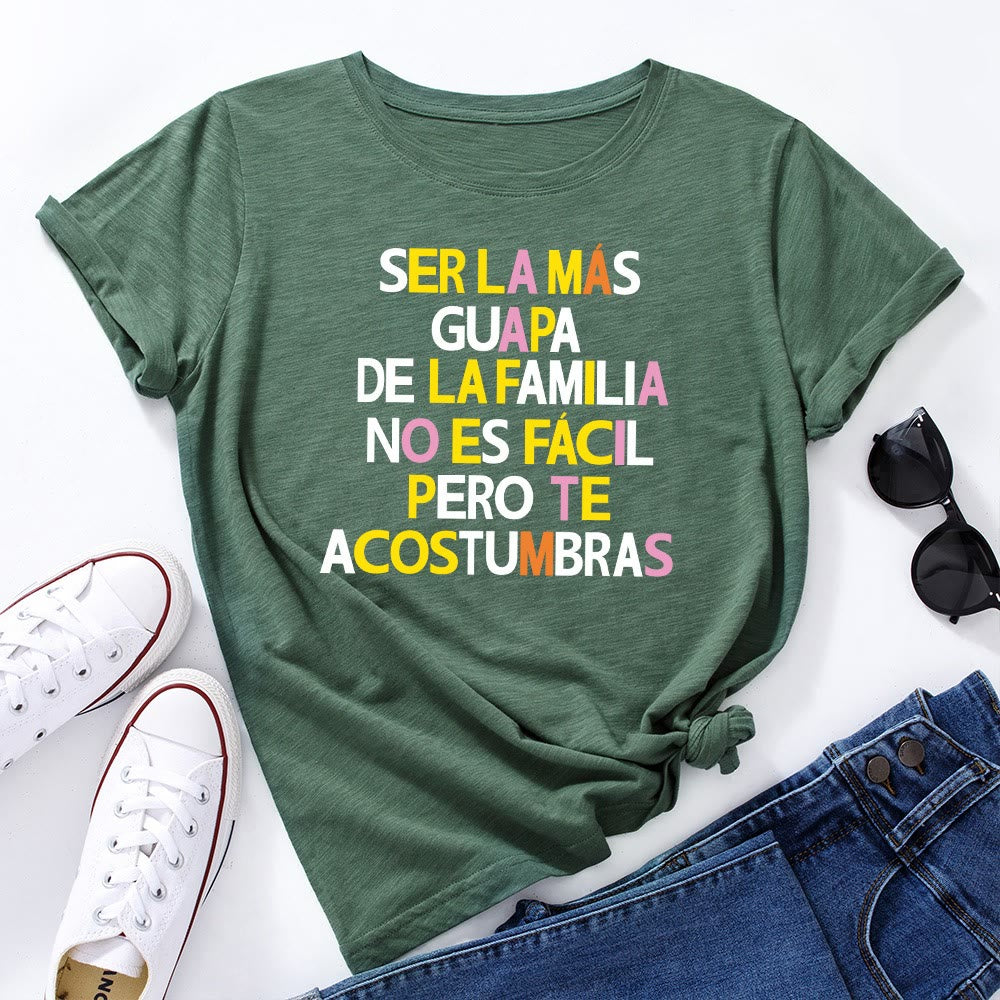 Plus Size T-Shirt mit kreativem Buchstabenprint - Armeegrün - 5XL - image 5