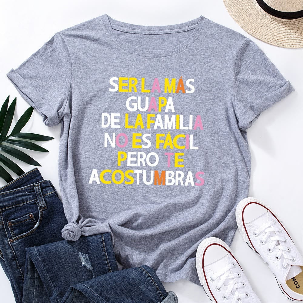 Plus Size T-Shirt mit kreativem Buchstabenprint - Hellgrau - 5XL - image 9