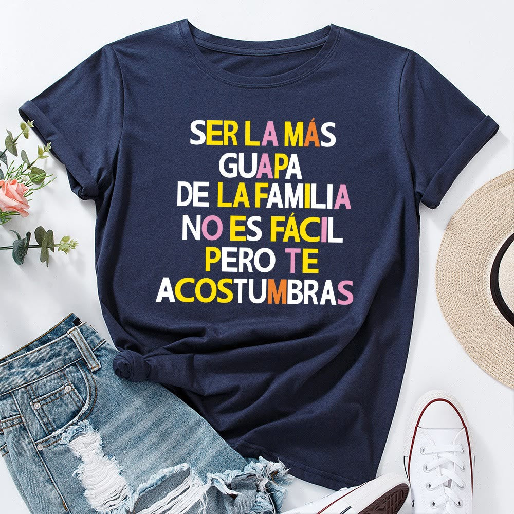 Plus Size T-Shirt mit kreativem Buchstabenprint - Marineblau - 5XL - image 8