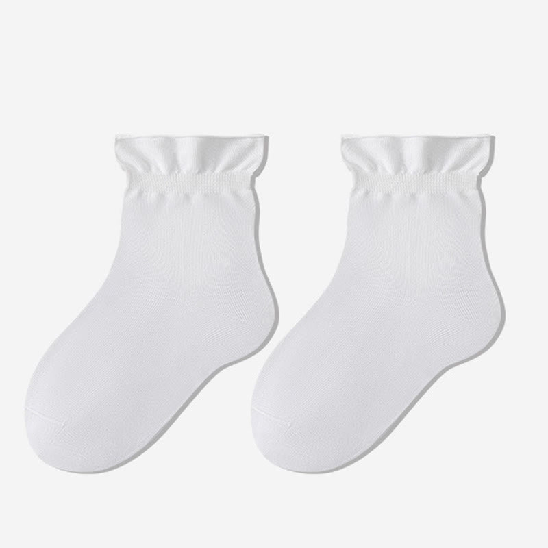 Bequeme, einfarbige Schlafsocken (3 Paar) - Weiß - EU35-39 (US2-6) - image 4