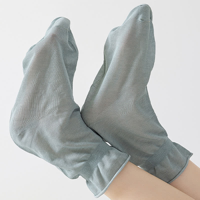 Bequeme, einfarbige Schlafsocken (3 Paar) - image 2