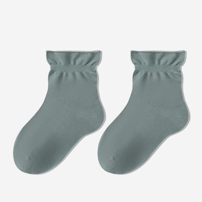 Bequeme, einfarbige Schlafsocken (3 Paar) - Grün - EU35-39 (US2-6) - image 7