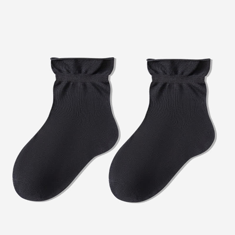 Bequeme, einfarbige Schlafsocken (3 Paar) - Dunkelgrau - EU35-39 (US2-6) - image 9
