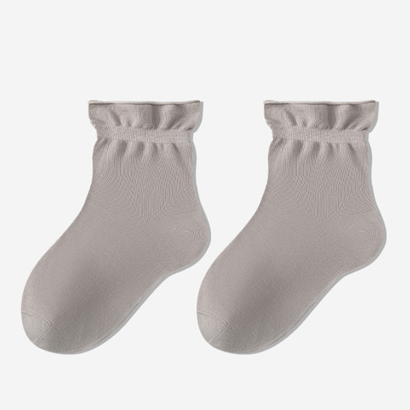 Bequeme, einfarbige Schlafsocken (3 Paar) - Grau - EU35-39 (US2-6) - image 5
