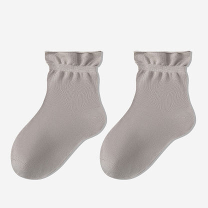 Bequeme, einfarbige Schlafsocken (3 Paar) - Grau - EU35-39 (US2-6) - image 5
