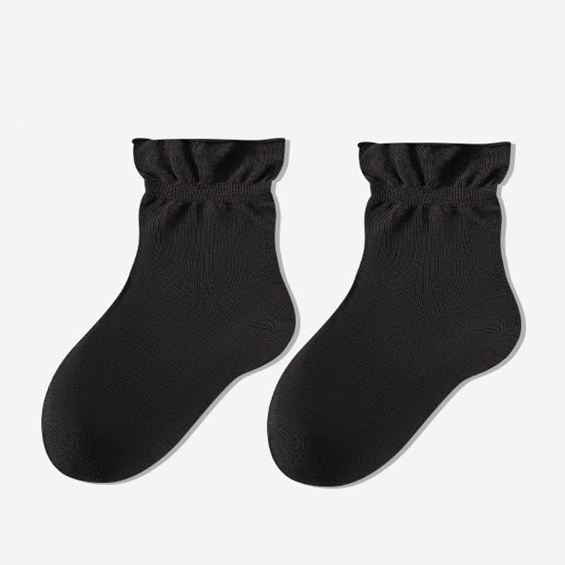 Bequeme, einfarbige Schlafsocken (3 Paar) - Schwarz - EU35-39 (US2-6) - image 8