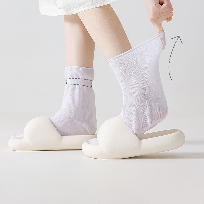 Bequeme, einfarbige Schlafsocken (3 Paar) - image 1