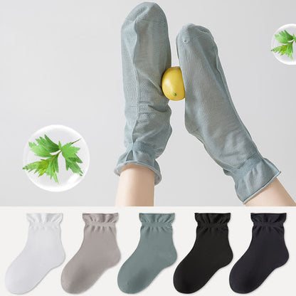Bequeme, einfarbige Schlafsocken (3 Paar) - image 0