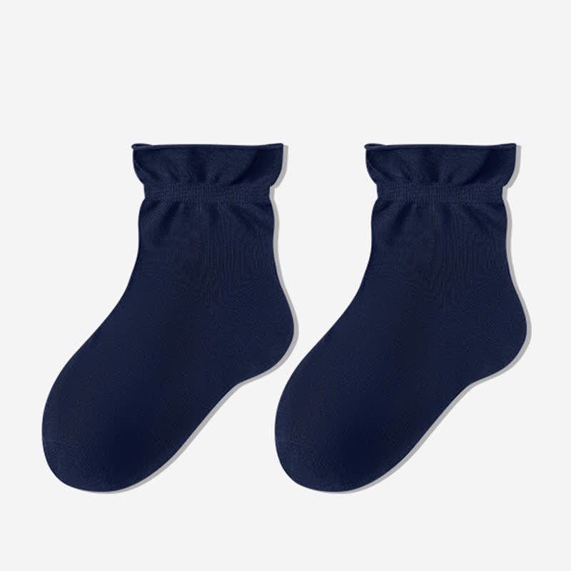Bequeme, einfarbige Schlafsocken (3 Paar) - Marineblau - EU35-39 (US2-6) - image 6