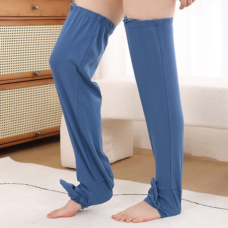 Minimal gerippte Overknee-Schlafsocken - image 1