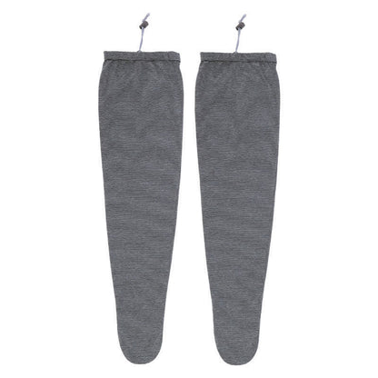 Minimal gerippte Overknee-Schlafsocken - Schwarz - L - image 5