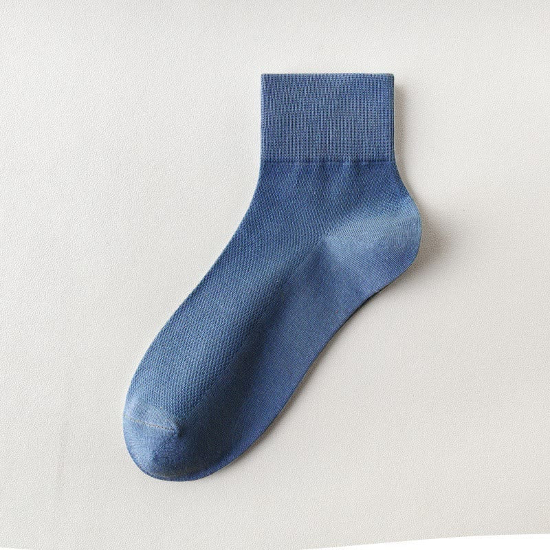 Atmungsaktive Viertelsocken aus Baumwolle (6 Paar) - Königsblau - EU45-50 (US11-15) - image 17
