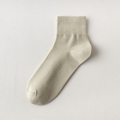 Atmungsaktive Viertelsocken aus Baumwolle (6 Paar) - Hellgrün - EU45-50 (US11-15) - image 22