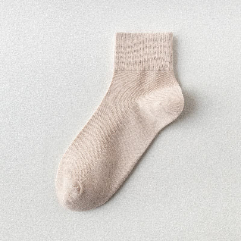 Atmungsaktive Viertelsocken aus Baumwolle (6 Paar) - Khaki - EU45-50 (US11-15) - image 19
