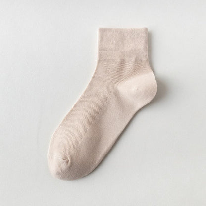 Atmungsaktive Viertelsocken aus Baumwolle (6 Paar) - Khaki - EU45-50 (US11-15) - image 19