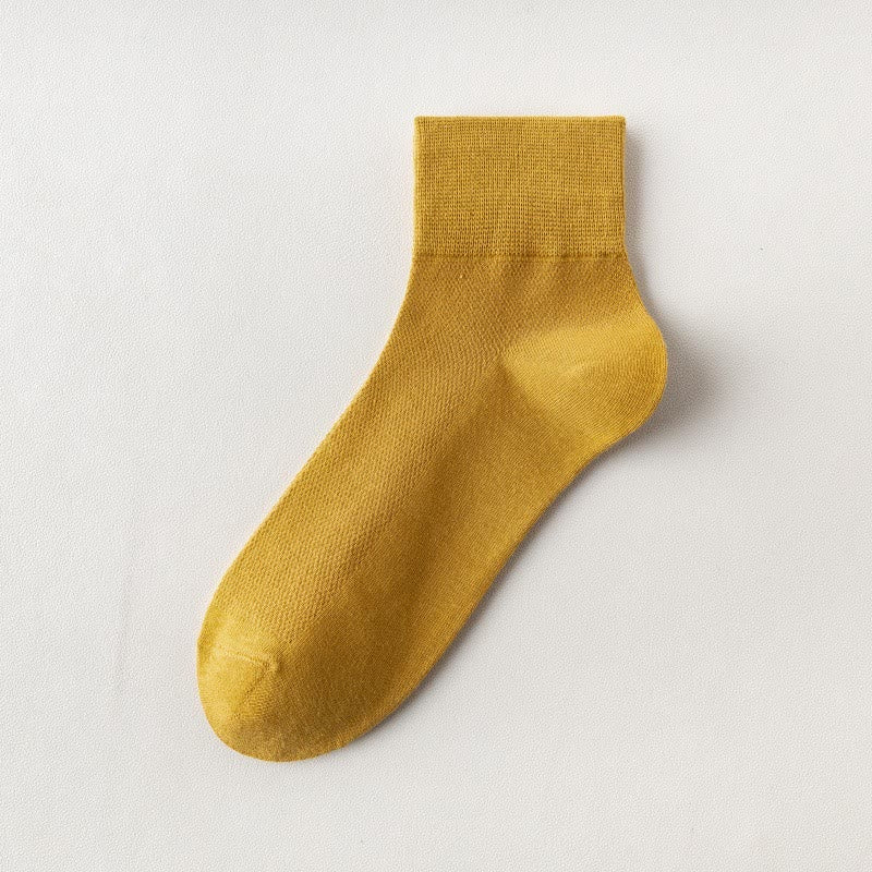 Atmungsaktive Viertelsocken aus Baumwolle (6 Paar) - Karamell - EU45-50 (US11-15) - image 18