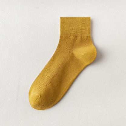 Atmungsaktive Viertelsocken aus Baumwolle (6 Paar) - Karamell - EU45-50 (US11-15) - image 18