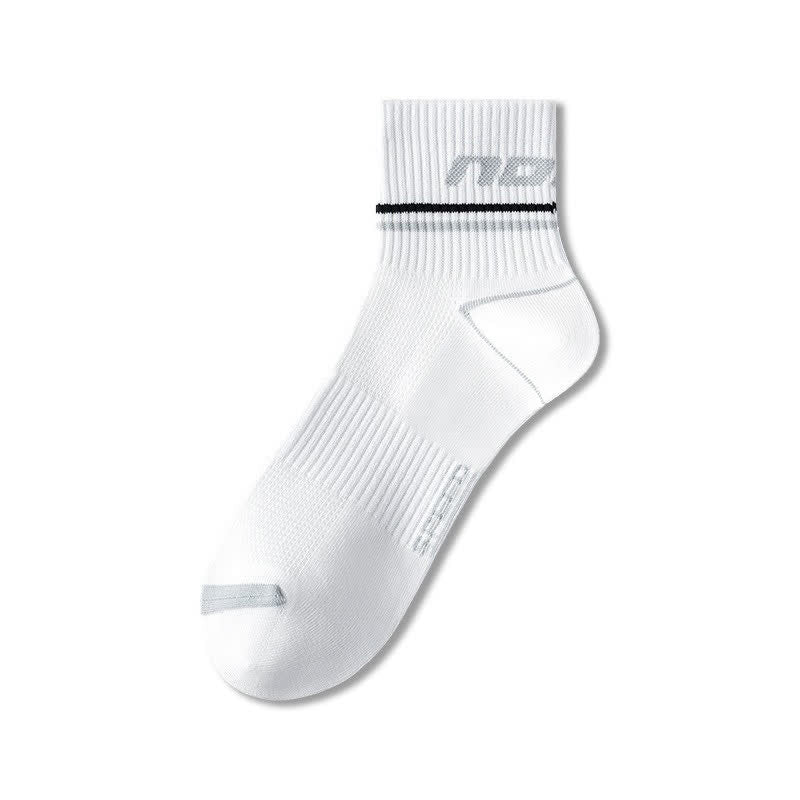 Sportliche Viertelsocken aus Mesh-Gewebe (5 Paar) - Weiß - EU38-44 (US5-10) - image 2