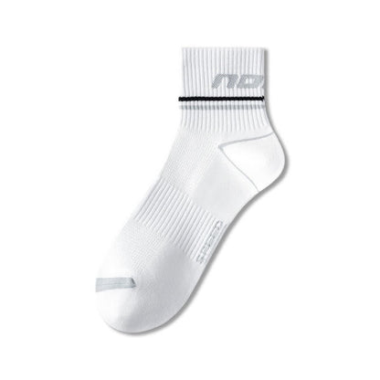 Sportliche Viertelsocken aus Mesh-Gewebe (5 Paar) - Weiß - EU38-44 (US5-10) - image 2