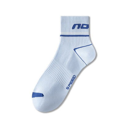 Sportliche Viertelsocken aus Mesh-Gewebe (5 Paar) - Himmelblau - EU38-44 (US5-10) - image 3