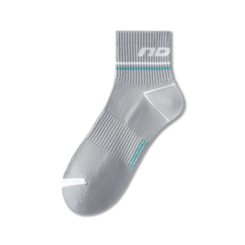 Sportliche Viertelsocken aus Mesh-Gewebe (5 Paar) - Dunkelgrau - EU38-44 (US5-10) - image 5