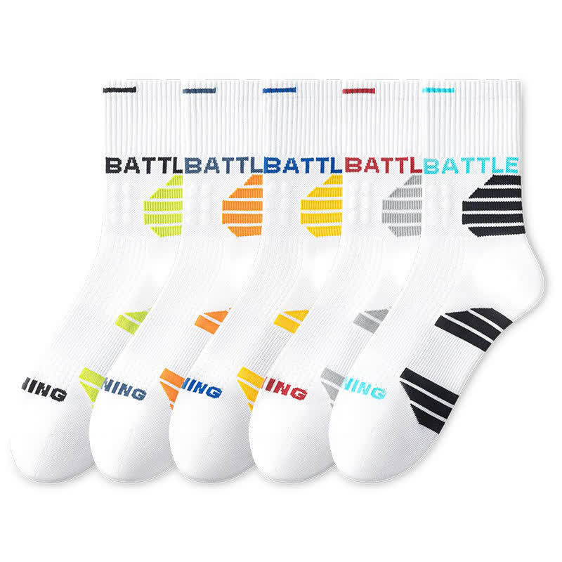 Gepolsterte Kampf-Viertelsocken (5 Paar) - Mehrfarbig - EU38-44 (US5-10) - image 8