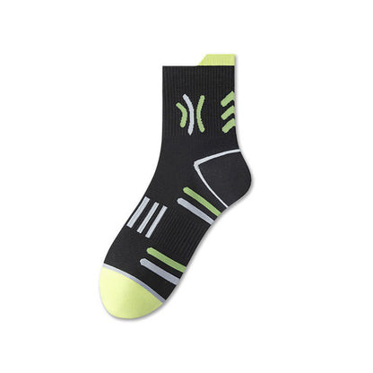 Sportliche Viertelsocken aus Baumwolle (5 Paar) - Schwarz - EU38-44 (US5-10) - image 4