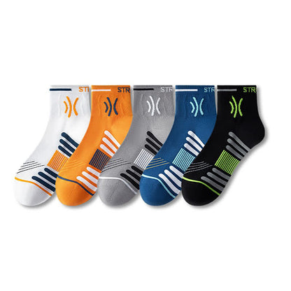 Schnelltrocknende, gepolsterte Socken (5 Paar) - Mehrfarbig - EU38-44 (US5-10) - image 8
