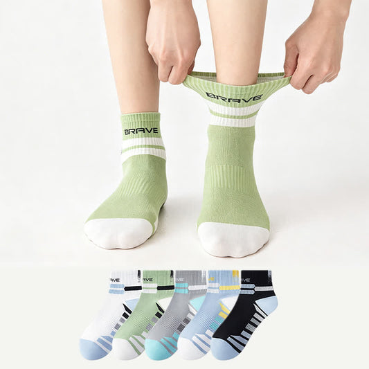 Brave Rippsocken für sportliche Viertelkreise (5 Paar) - image 0
