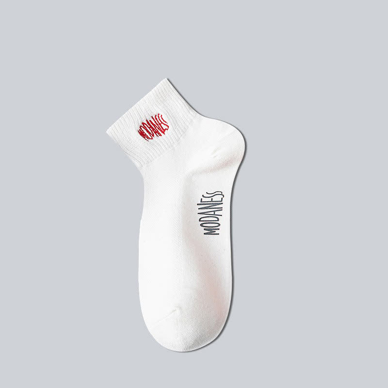 Atmungsaktive Baumwoll-Knöchelsocken (8 Paar) - Weiß - EU38-45 (US5-11) - image 2