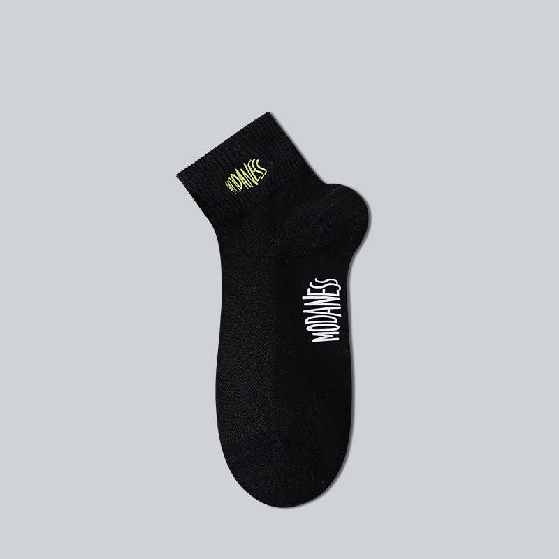 Atmungsaktive Baumwoll-Knöchelsocken (8 Paar) - Schwarz - EU38-45 (US5-11) - image 3