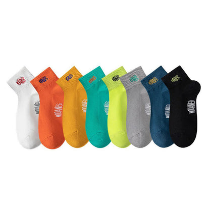 Atmungsaktive Baumwoll-Knöchelsocken (8 Paar) - Mehrfarbig - EU38-45 (US5-11) - image 10