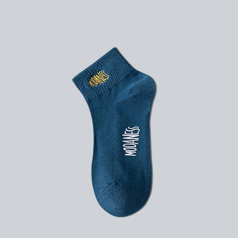 Atmungsaktive Baumwoll-Knöchelsocken (8 Paar) - Marineblau - EU38-45 (US5-11) - image 4