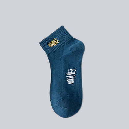 Atmungsaktive Baumwoll-Knöchelsocken (8 Paar) - Marineblau - EU38-45 (US5-11) - image 4