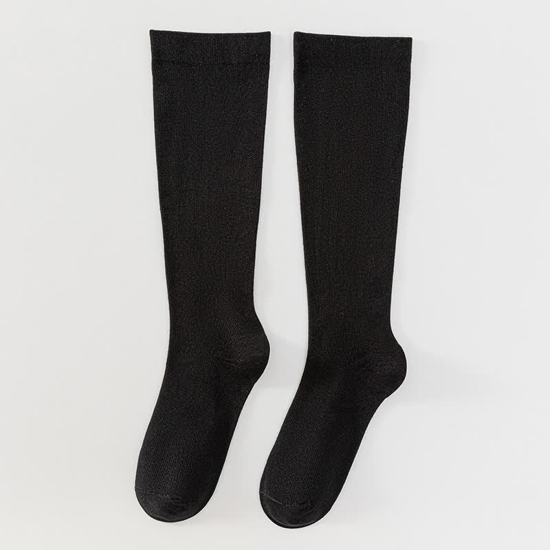Kompressionsstrümpfe aus Bambus in Übergröße - Schwarz - 5XL - image 7