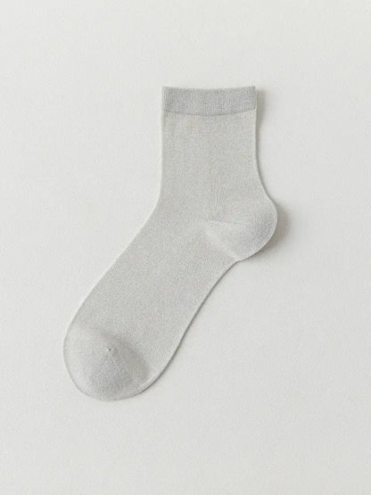 Seidenweiche, lässige Viertel-Socken (4 Paar) - Grau - EU38-45 (US5-11) - image 4