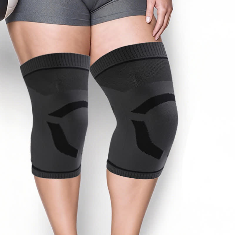 Atmungsaktive Kniebandage aus Strick - image 3