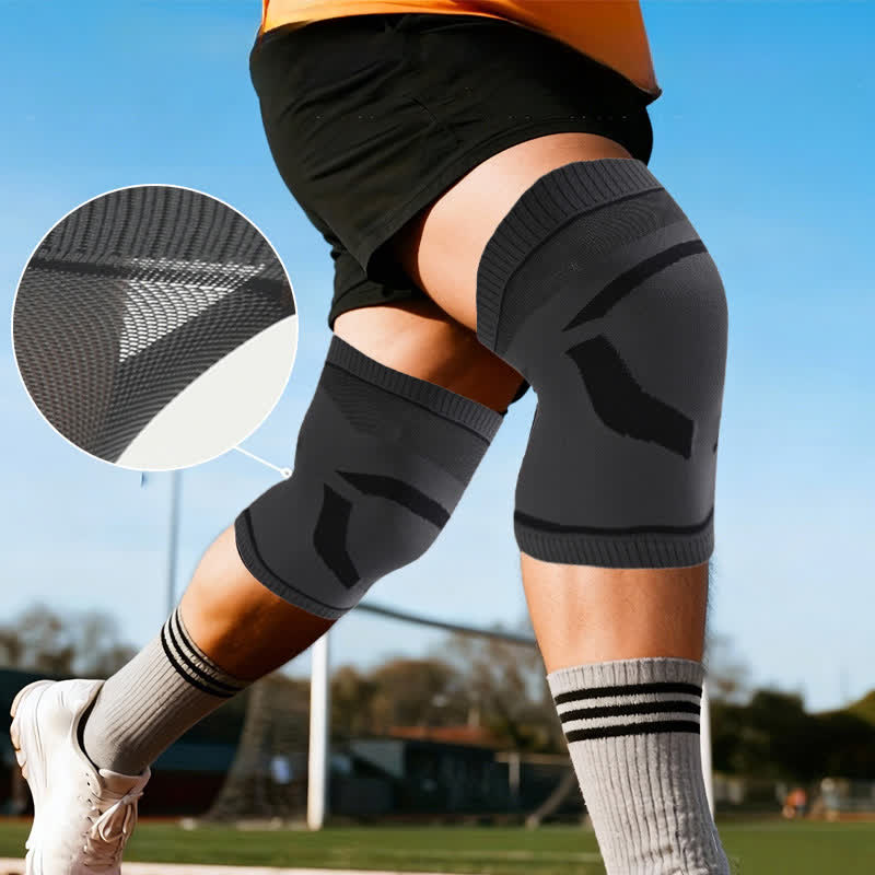 Atmungsaktive Kniebandage aus Strick - image 4
