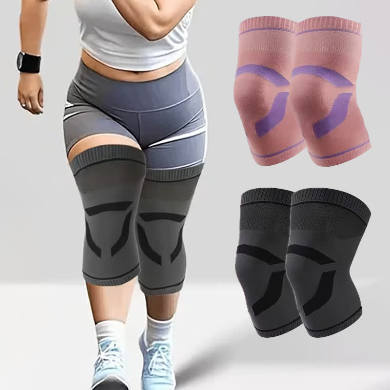 Atmungsaktive Kniebandage aus Strick - image 0